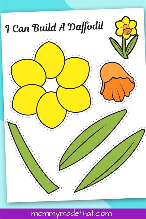 Daffodil Template Free Printable